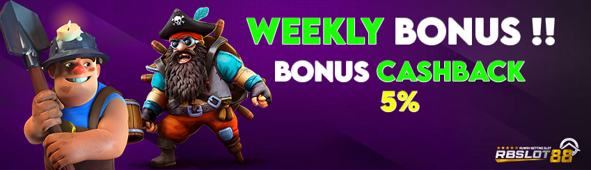 BONUS CASHBACK 5%